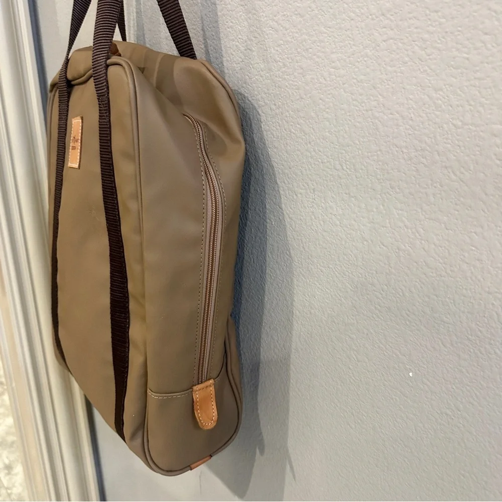 Jon Hart | Khaki Insulated Tote w/ Sherpa Bottle Sleeves champagne tote wine bag